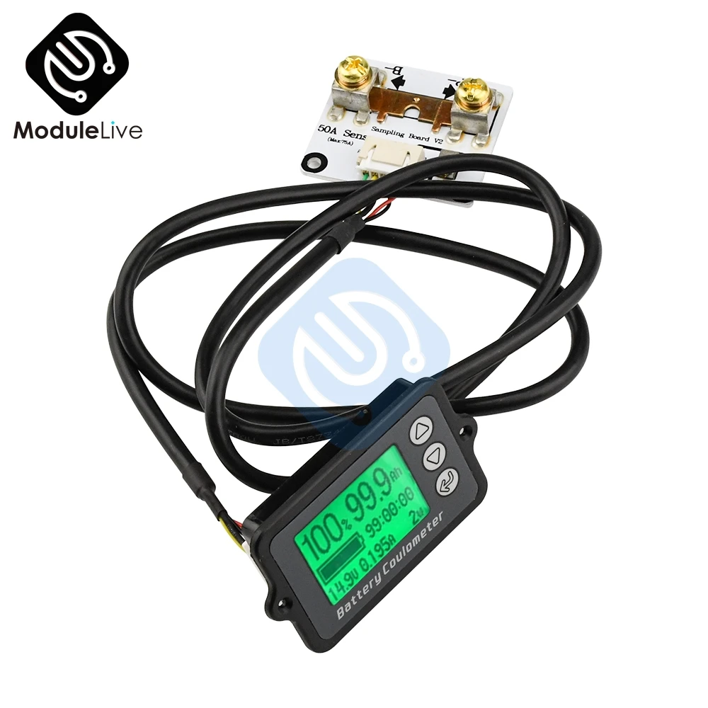 6133ALCD TK15 100A 350A Vehicle Battery Capacity Tester Car Current Power Monitor Indicator Ammeter Voltmeter Voltage Detector