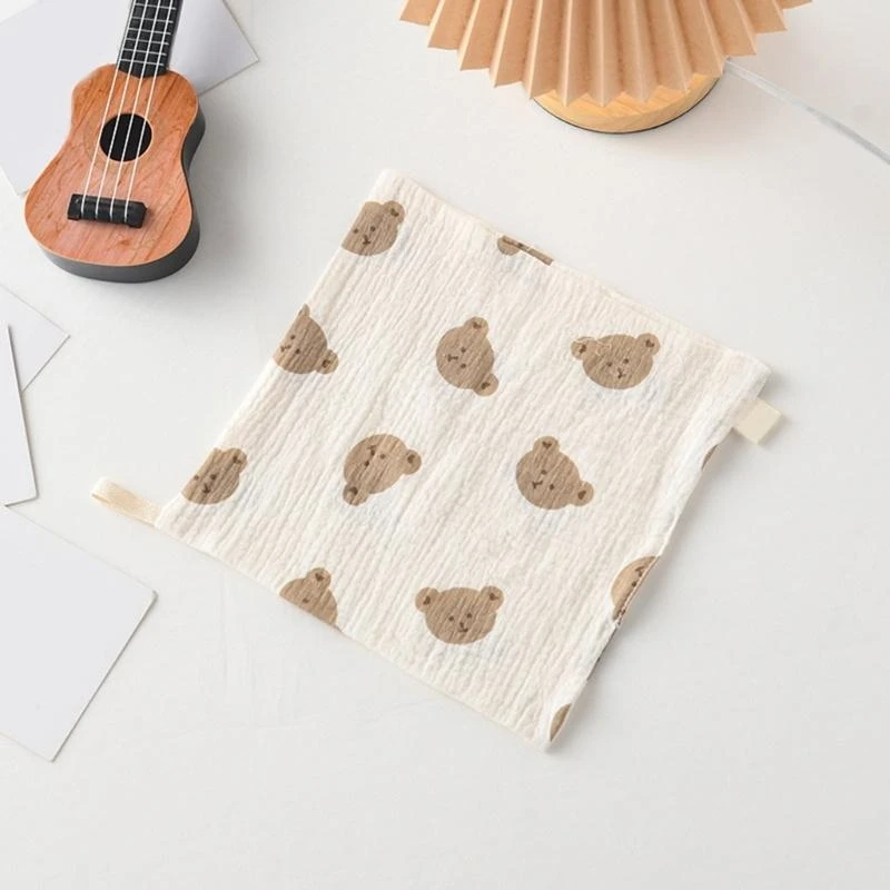 

J15U Set of 5pc Baby Feeding Bib Infant Saliva Towel Soft and Breathable Handkerchief