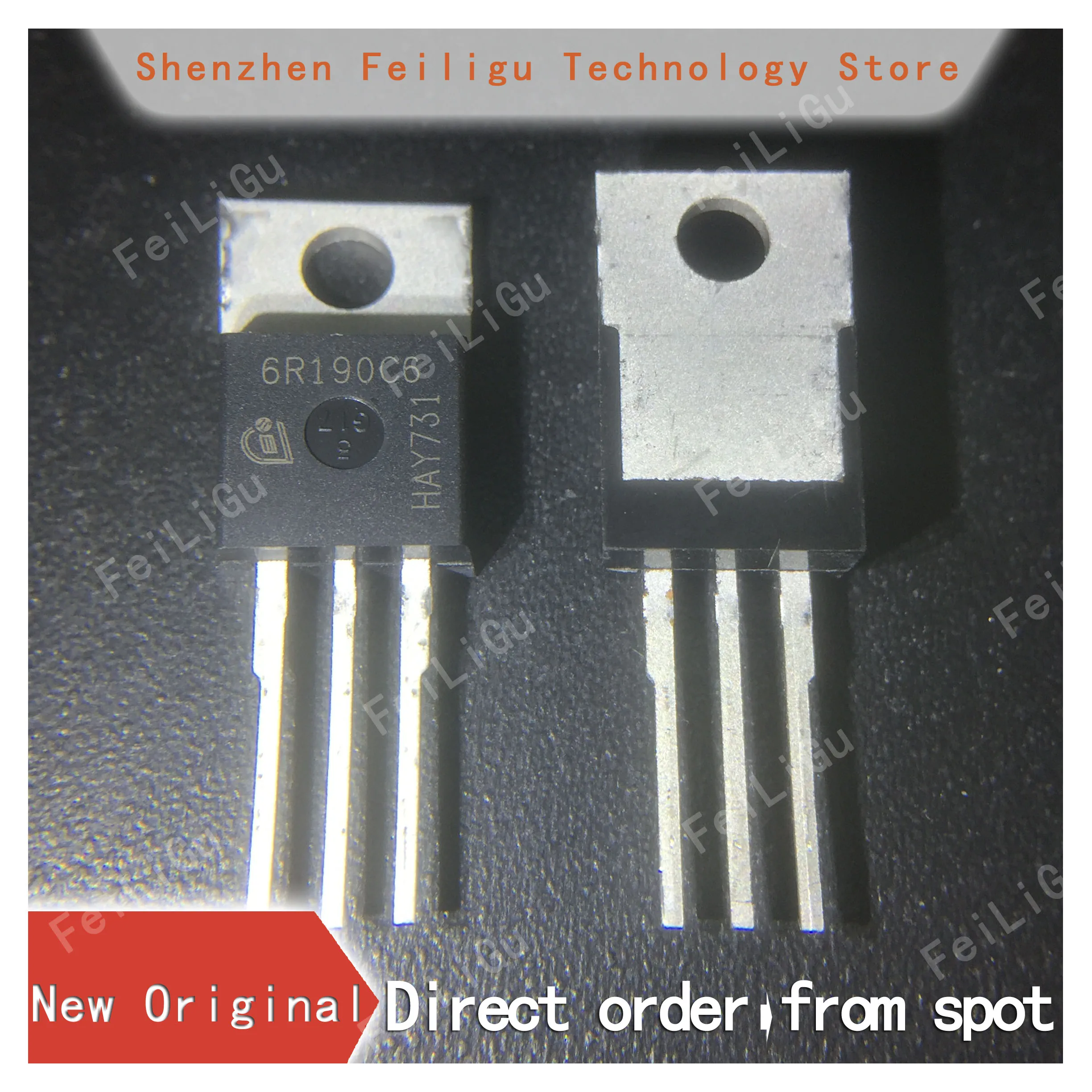 5/15/30/50Pieces 100% New original IPP60R190C6 6R190C6 package:TO-220 600V 20A N-channel MOS FET