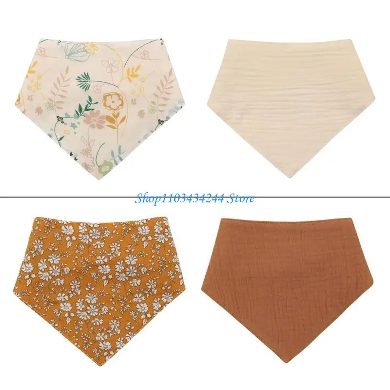 Infant Feeding Bib Floral Print Babies Bibs Sleeveless Dirtyproof Infants Eating Cloths Children Anti-dirty Aprons
