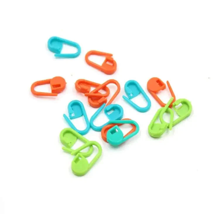 New 50Pcs Mini Knitting Crochet Locking Stitch Markers / Can Also Be Used as A Nappy Pin on A New Baby Greeting Card  AA7789