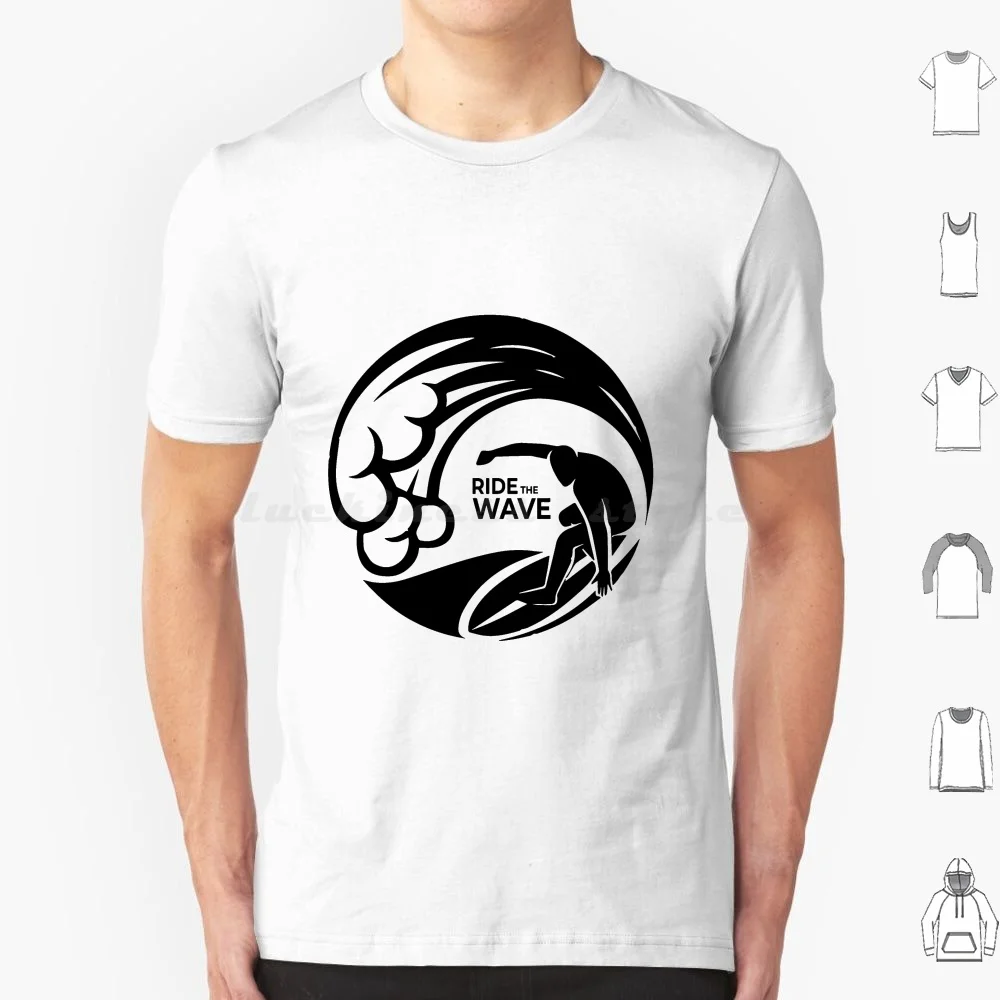 Ride The Wave T Shirt Cotton Men Women DIY Print American Europe Hawaii Shaka Sharp Eye Outer Banks Loren Gray Surf Skate