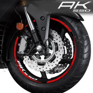 Reflektierender Motorradrad -Rollerkleber 15 -Zoll -Rand Rip Stripe Dwaterfestes wasserdichtes Wasserwasserzubehör für Kymco AK550 AK 550 8 Hauptverkäufe AK 550 Correia - №7