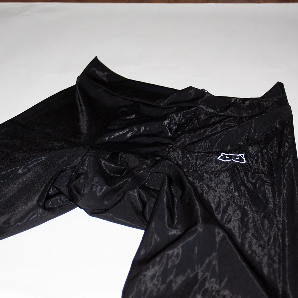 Summer Sexy Mens Transparent Ice Silk Ultra-thin Leggings Tight Top Pants Underwears