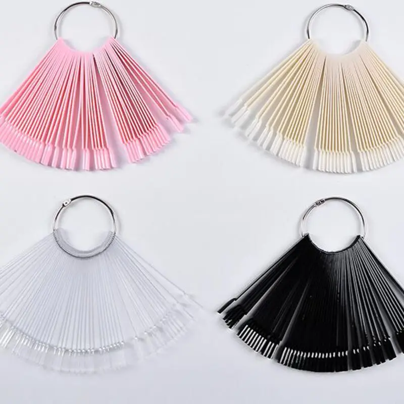 40/50 pièces nouveau acrylique faux ongles carré/Stiletto professionnel Nail Art pointe couverture complète vernis à ongles présentoir pour manucure