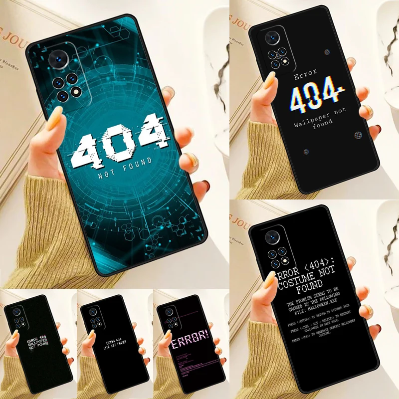 Error 404 not found Case For Samsung Galaxy S24 Plus S23 S20 S21FE Lite S22 Ultra Note 20 S8 S9 S10 Phone Coque