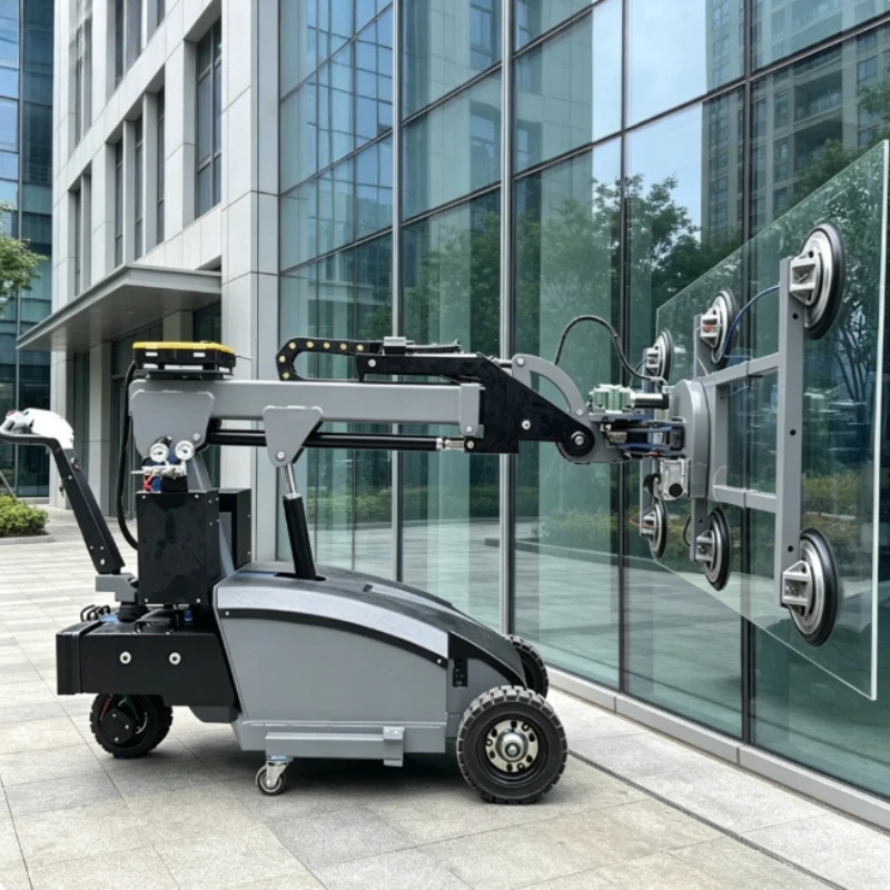 Customized 600kg 800kg Electric Robotic Vacuum Glass Lifter Granite Suction Cup Lifter for Installing Marble Slab