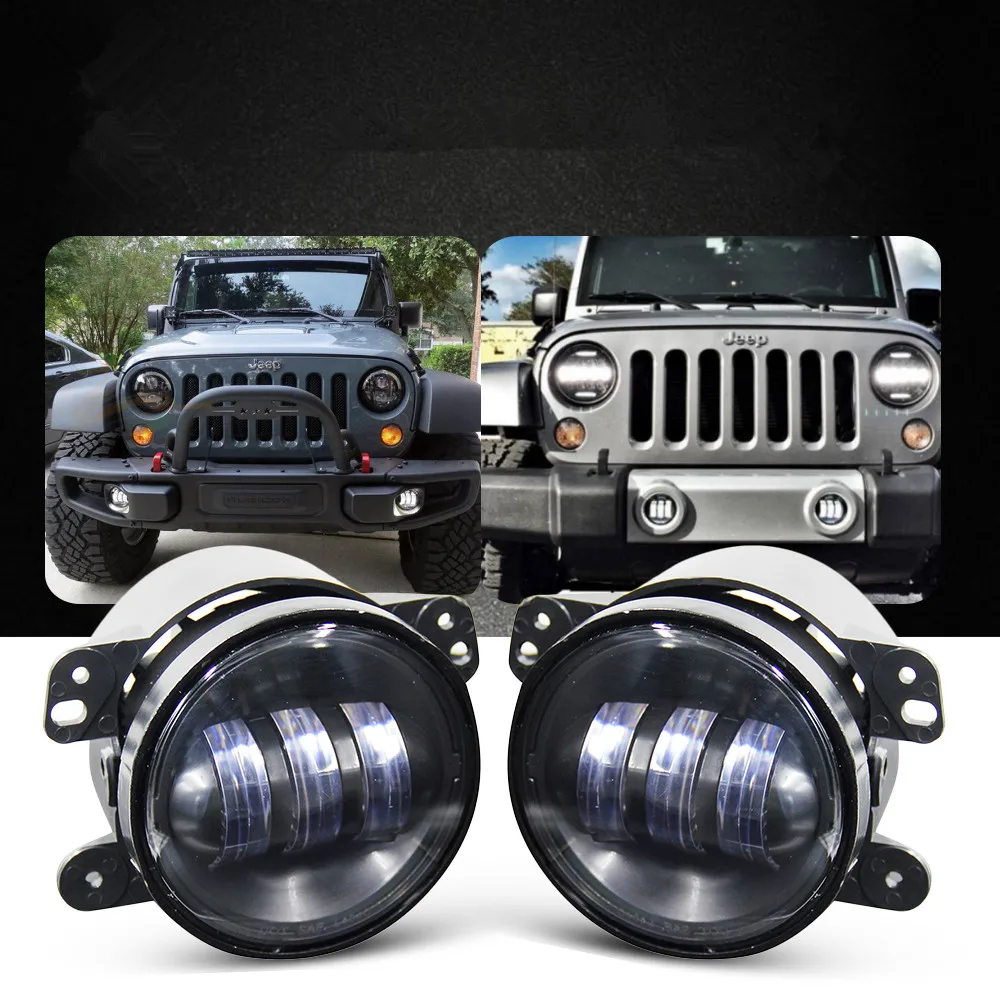 brightness 6000k IP68 30W round led fog light 3.5''Inch Offroad car Led Fog Lights