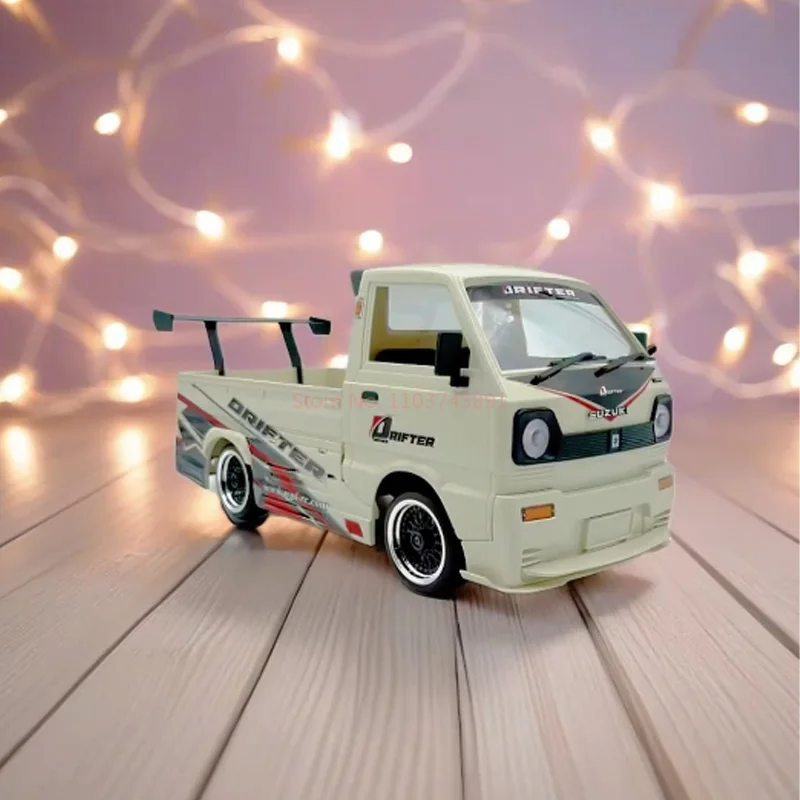 WPL D-14S escala 1:10 coche RC de perfil bajo juguete de Control remoto de deriva con Kit de carrocería vehículo de Control remoto de proporción completa