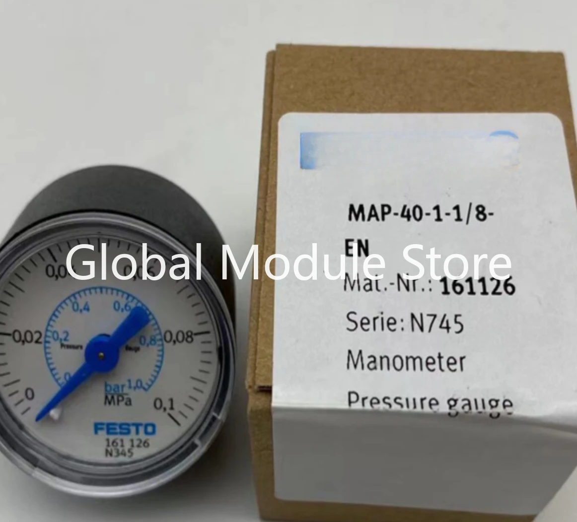 MAP-40-1-1/8-EN Gauge Diameter R1/8 Precision Pressure Gauge MAP-40-1-1/8-EN 161126 in Stock Fast Delivery