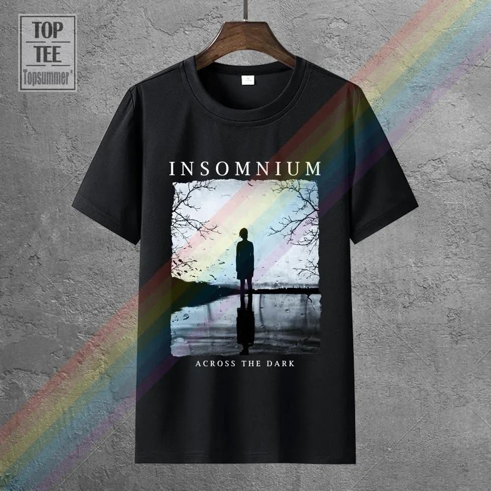 Insomnium T Shirt Across The Dark Shirts Summer Short Sleeve Novelty