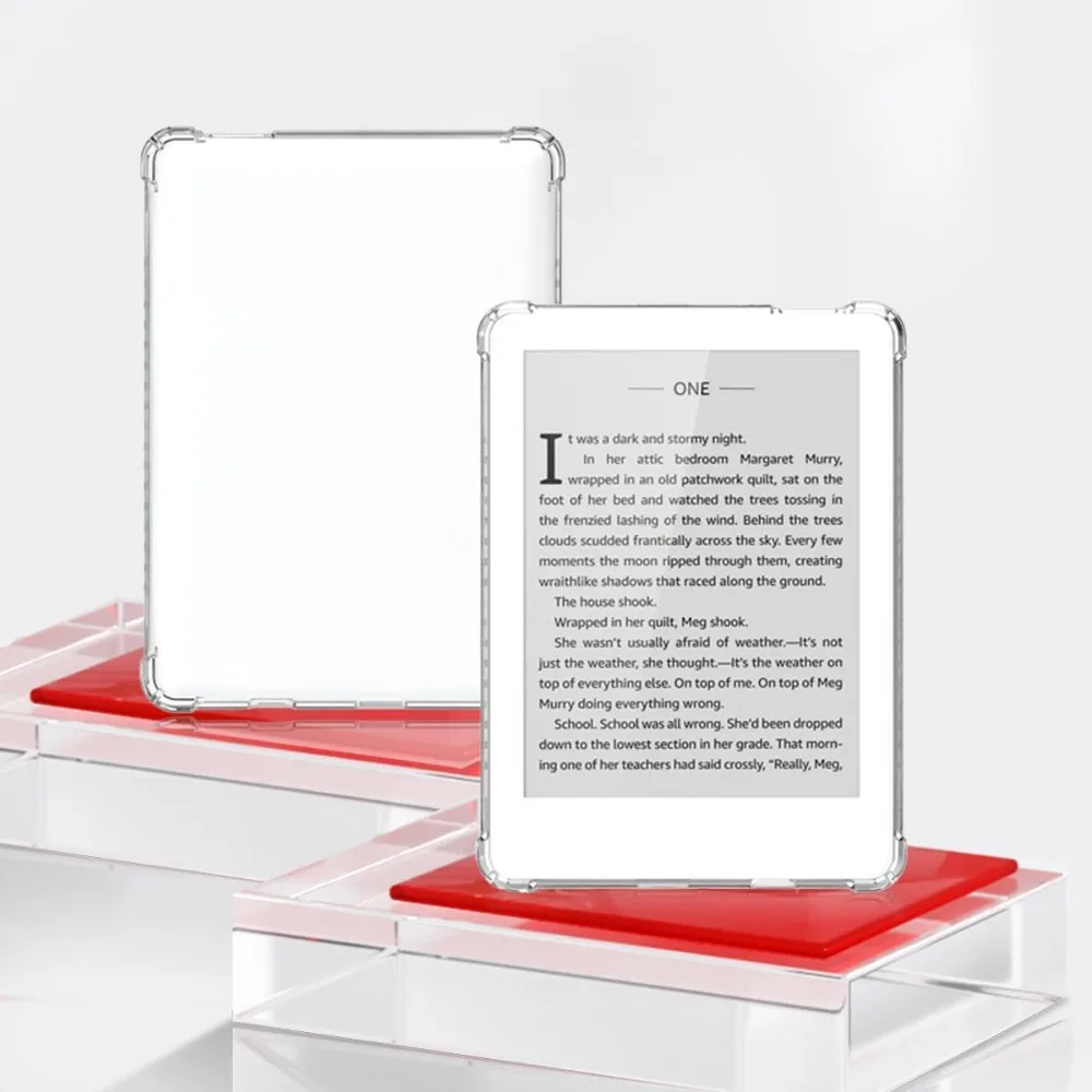 Shockproof 6 inch E-Reader Case Wear Resistant Air Bag Protective Cover Transparent Anti-fall Back Shell for MeeBook M6/M6C