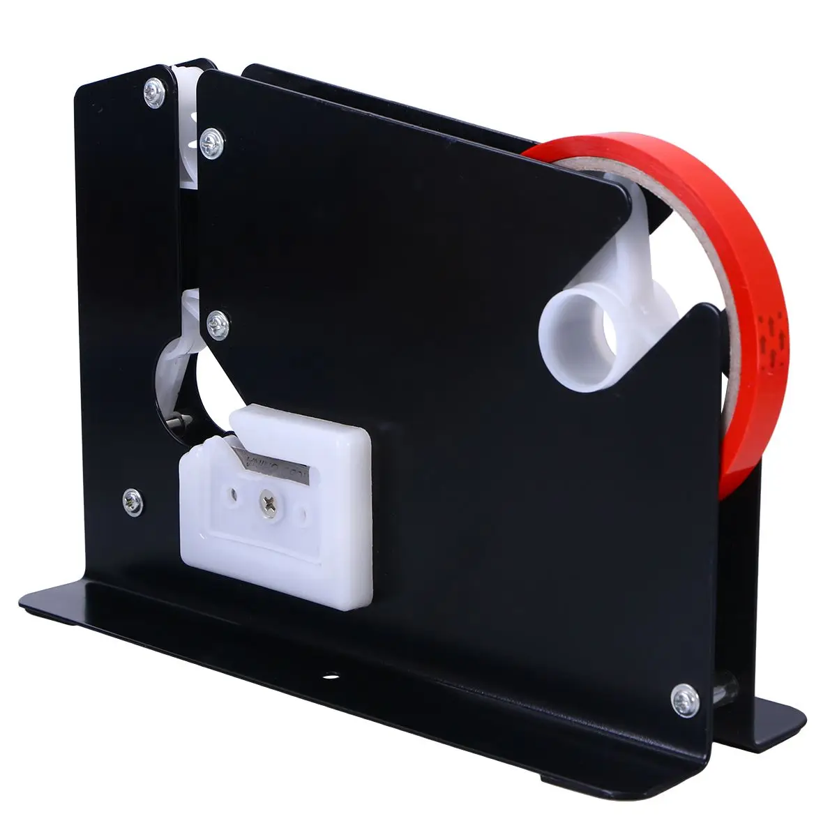 Tape Neck Sealer Dispenser Heavy-Duty Bag Taper Steel with Trimmer Cutting Machine