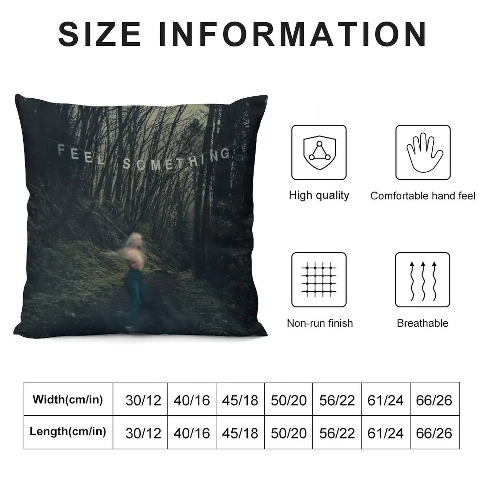 Movements - Feel Something Throw Pillow Sofas Covers Cusions Cover home decor items pillow