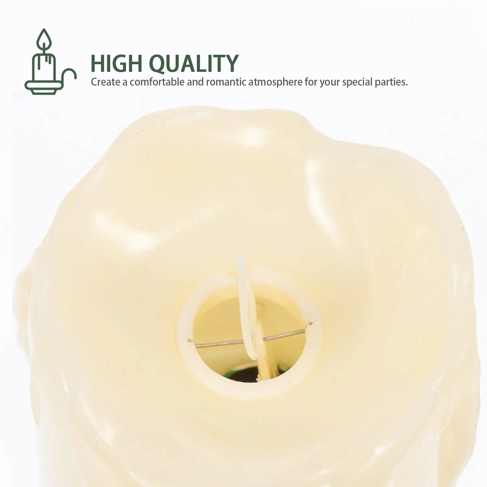 Lámparas LED de 12 Uds., luces de forma simulada, decoración de mesa de fiesta romántica, luz de ambiente para Festival de boda
