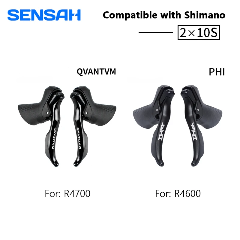 Sensah Phi Quantum Sti 2X10 Speed Racefietsen 10 S 20S Fiets Derailleur Shifter Voor Shimano Tiagra Claris 4700 4600 5600 6600