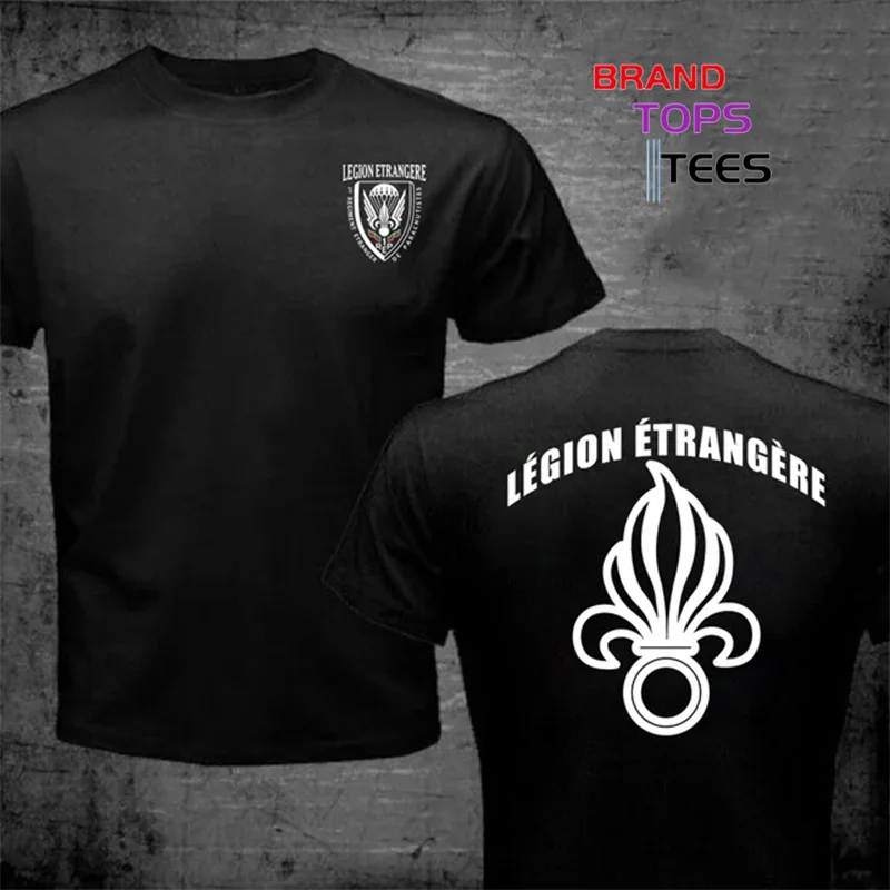 T Shirt O-Neck Fashion Casual High Quality French Foreign Legion Etrangere Military French Army Special Forces T Shirt Tee Shirt