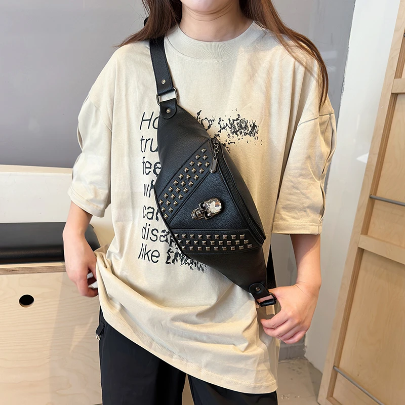 Luksusowa torba na klatkę piersiową Crossbody Wysokiej jakości miękka skórzana damska torba na talię Fashion Fanny Pack Designer Unisex Torba na ramię Phone Pack