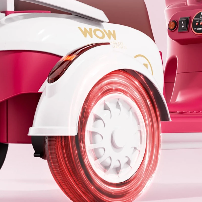 ‌ Premium elektrische kindermotorfiets, rit met afstandsbediening voor ouders, anti-tip veiligheid met dubbele aandrijving, oplaadbaar ouder-kind voertuig ‌