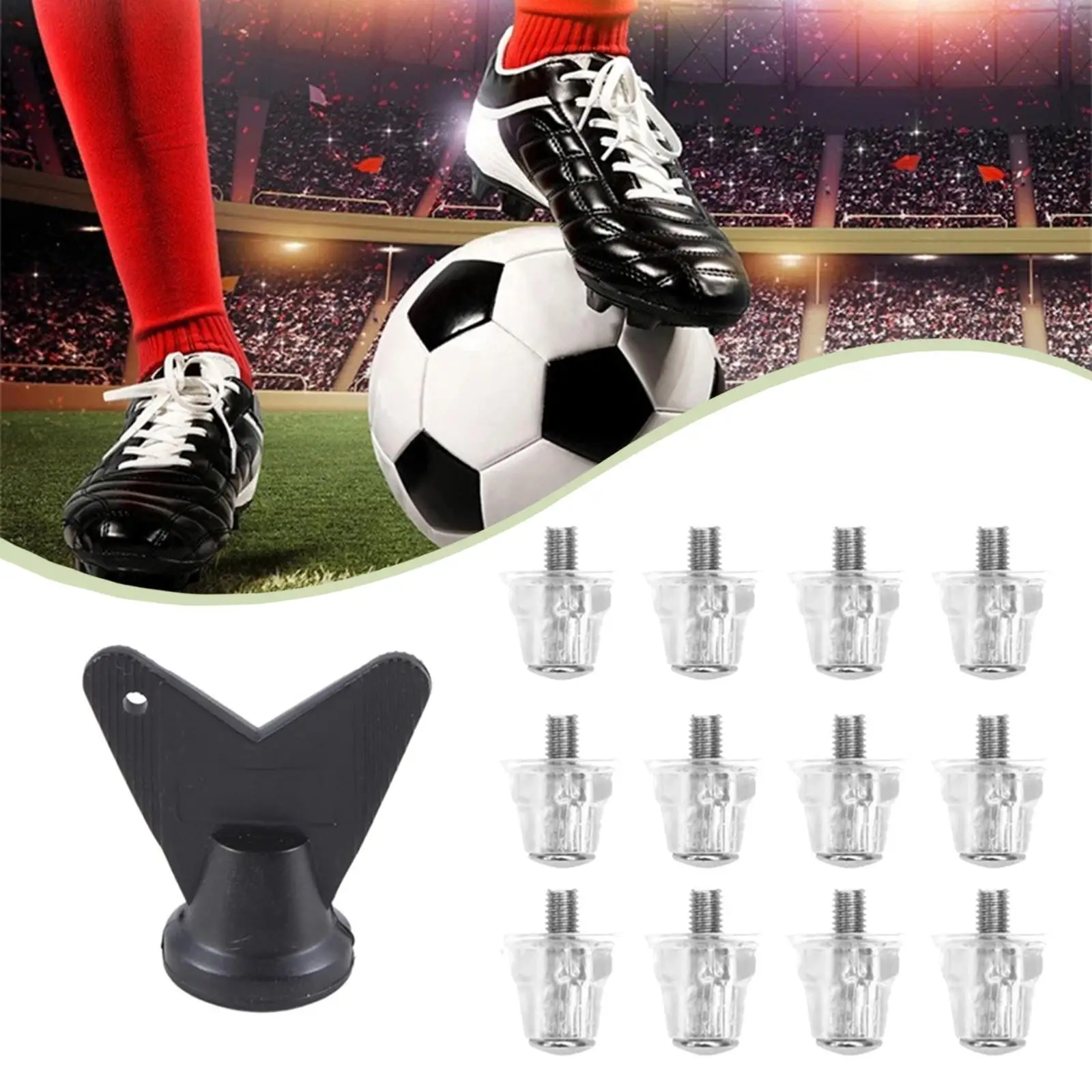 

Replacement Soccer Cleat Studs Aluminum Football Shoe Spikes Turf Sports Shoes for Training Exercise