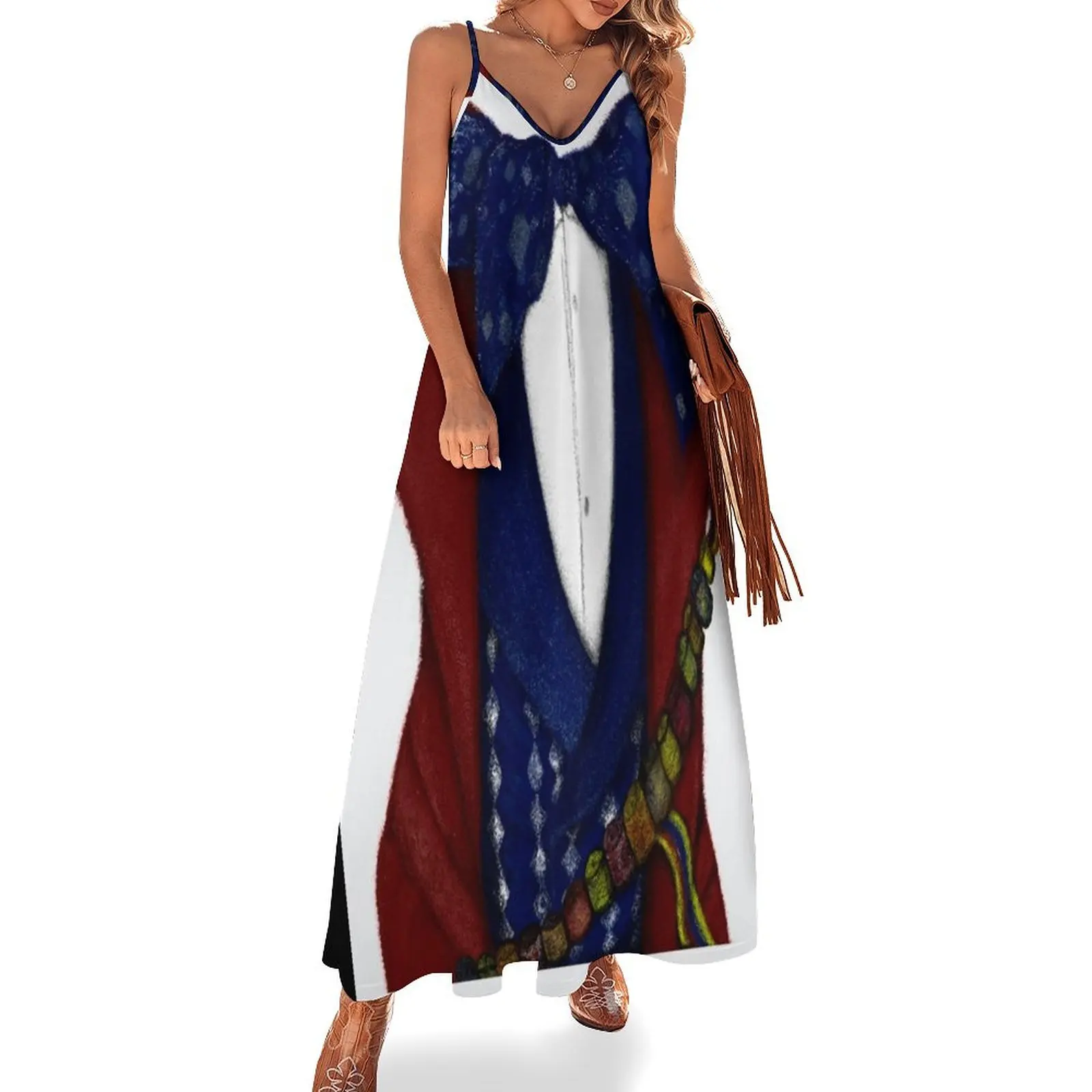 

The Mad Hatter. Sleeveless Long Dress women party dresses elegant dress women's clothing trend 2025 Dress