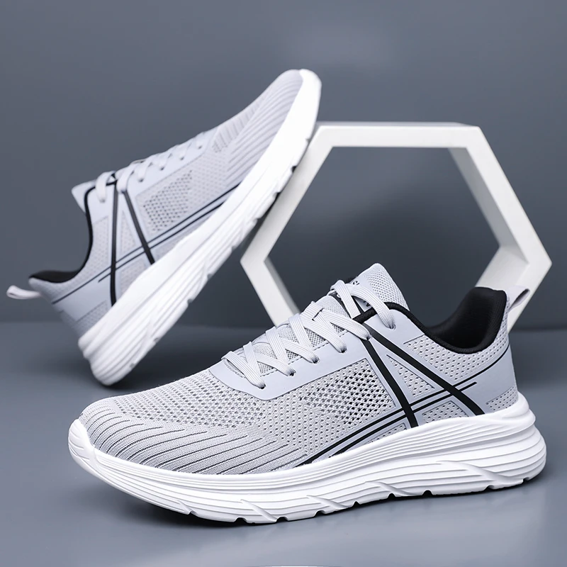 Casual Running Shoes Breathable Summer Jogging Shoes Men Lightweight Male Gym Shoes Outdoor Man Cushion Sports Walking Shoe