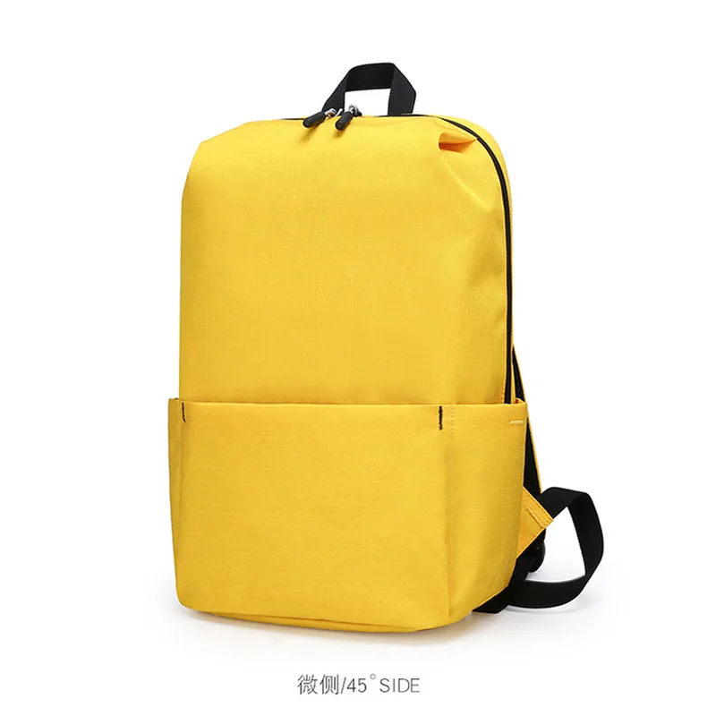 Backpack men and women 10/15/20 liter with the same solid color  outdoor backpack student bag light travel backpack wholesale