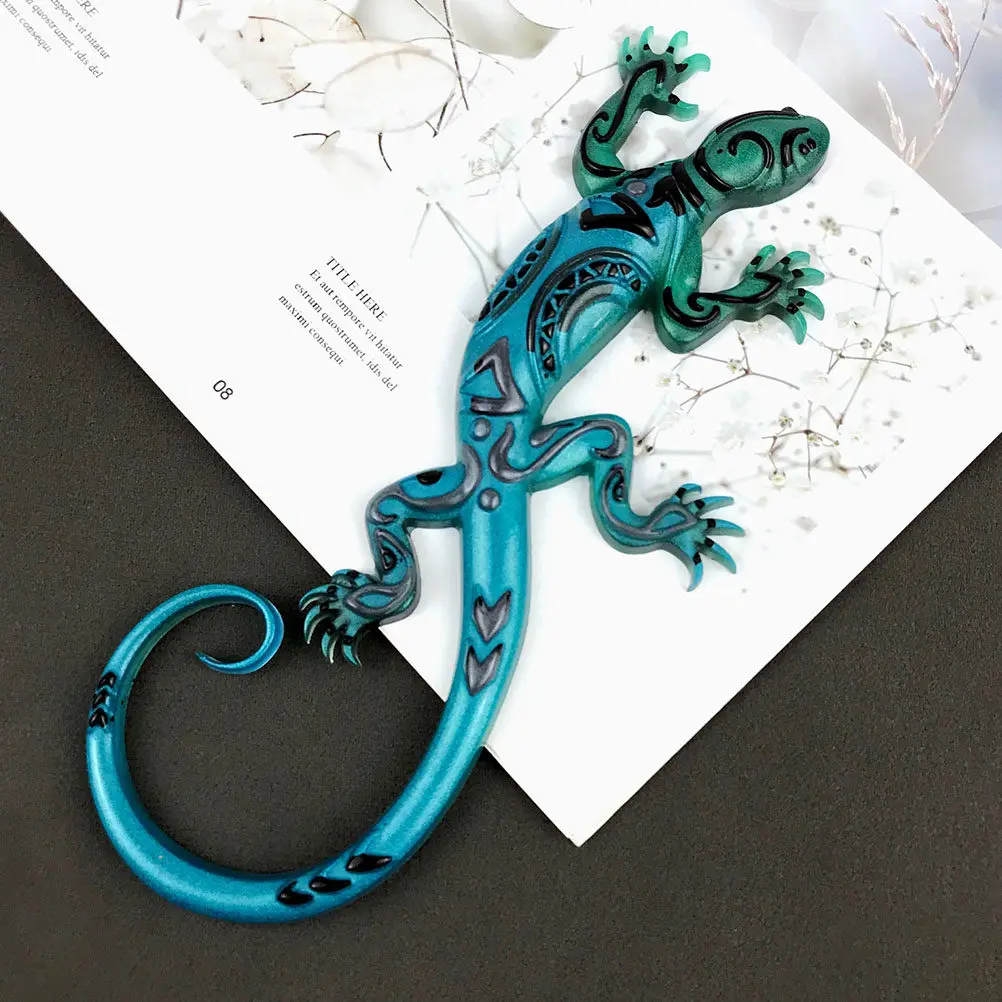 

DIY Gecko Silicone Mold for Wall Art Resin Craft Epoxy Jewelry Decoration Wall Hanging Pendant Ornament Craft Mold