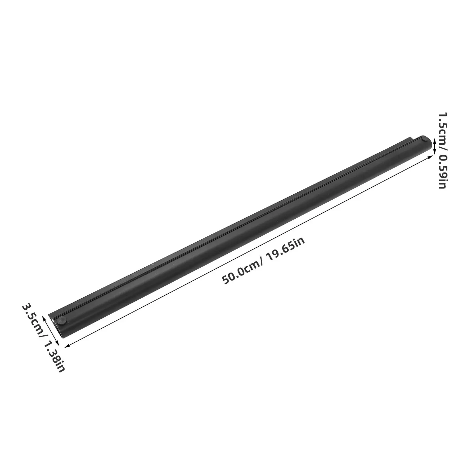 Restaurant Order Holder 19.7 Inch Aluminum Magnesium Slip Rack Kitchen Organizer Wall Mounted Receipt Holder for Cafe Bar Order
