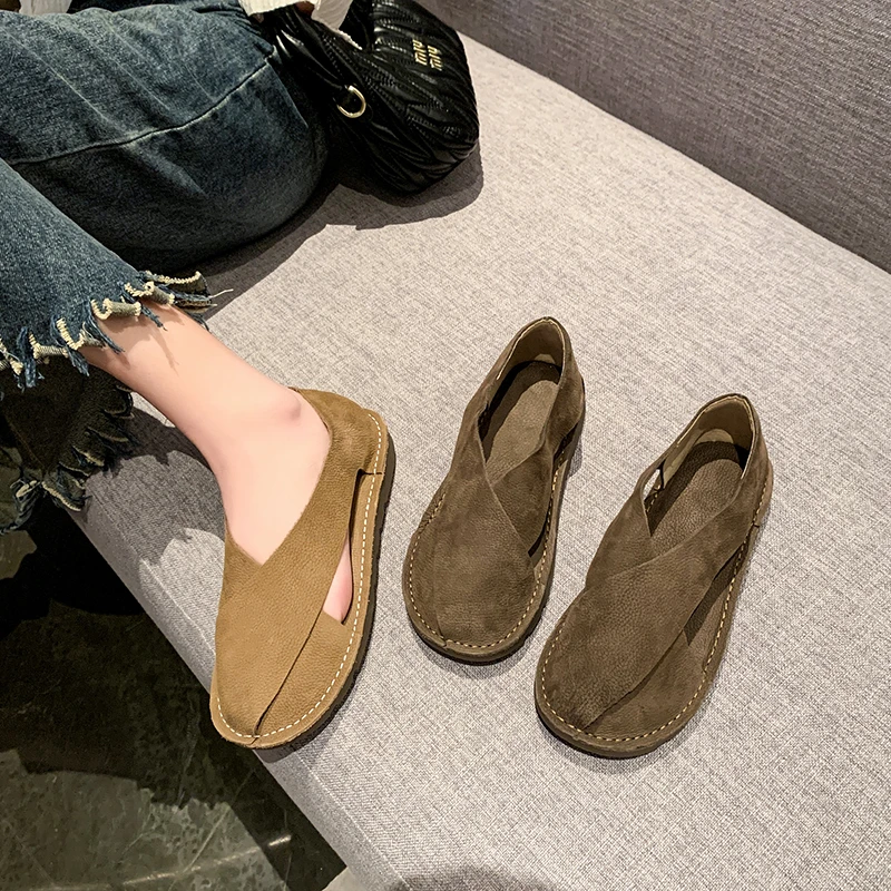 Women Shoes Sandals Flat Low Heel Sneakers Casual Gladiator Barefoot Loafers Slip-on Summer Spring Comfortable on Promotion 2024