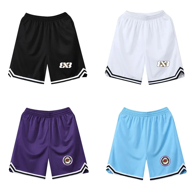 American Sports Basketball Shorts Men Gym Street Ball Trendy Quick-drying Beach Training Running Loose 45-foot Hip-hop Pants