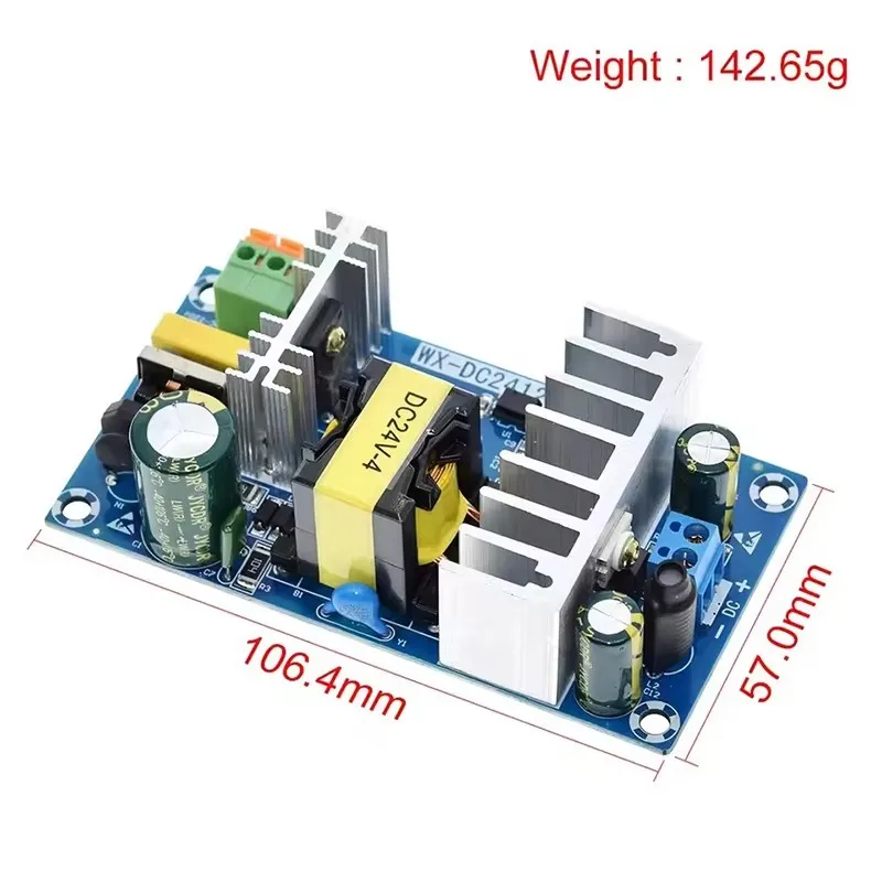 4A To 6A 24V Stable High Power 100W Switching Power Supply Board AC DC Power Module Transformer Wholesale