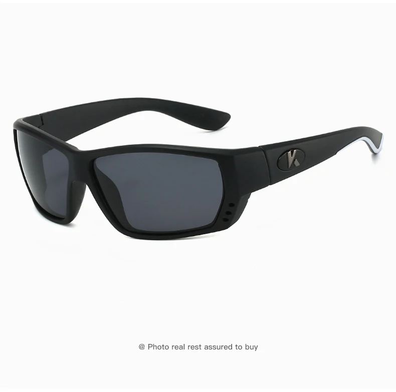 KAROS Herren Sport Polarisierte Sonnenbrille Radfahren Angeln Sonnenbrille Mountainbike Outdoor Sport Angelbrille – Detail 12