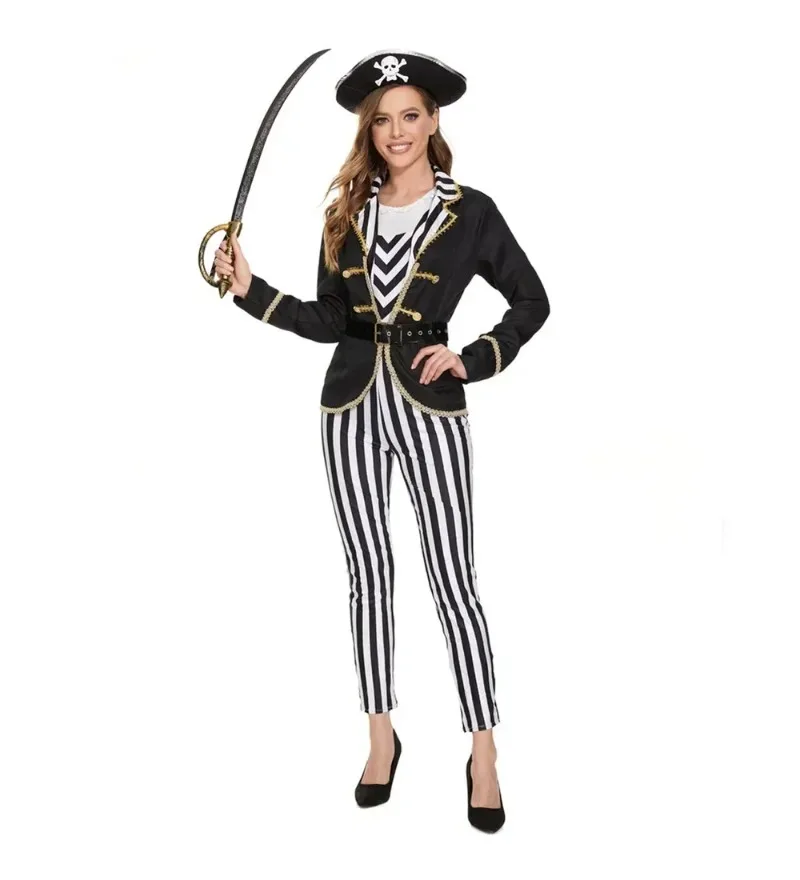 

Halloween Carnival Party Captain Pirate Costume For Women Fantasia Cosplay Clothing