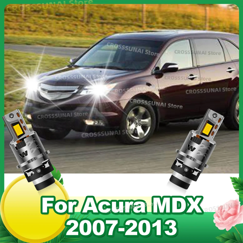 

LED Canbus Headlight Bulbs 6000K 50000LM Auto Xenon Bulbs Replacement For Acura MDX 2007 2008 2009 2010 2011 2012 2013