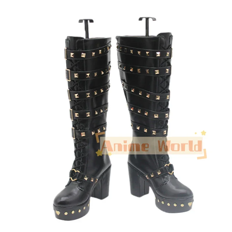 Virtual YouTuber Nijisanji XSOLEIL Meloco Kyoran Second Outfit Shoes Cosplay Boots Halloween Carnival Boots Custom Made