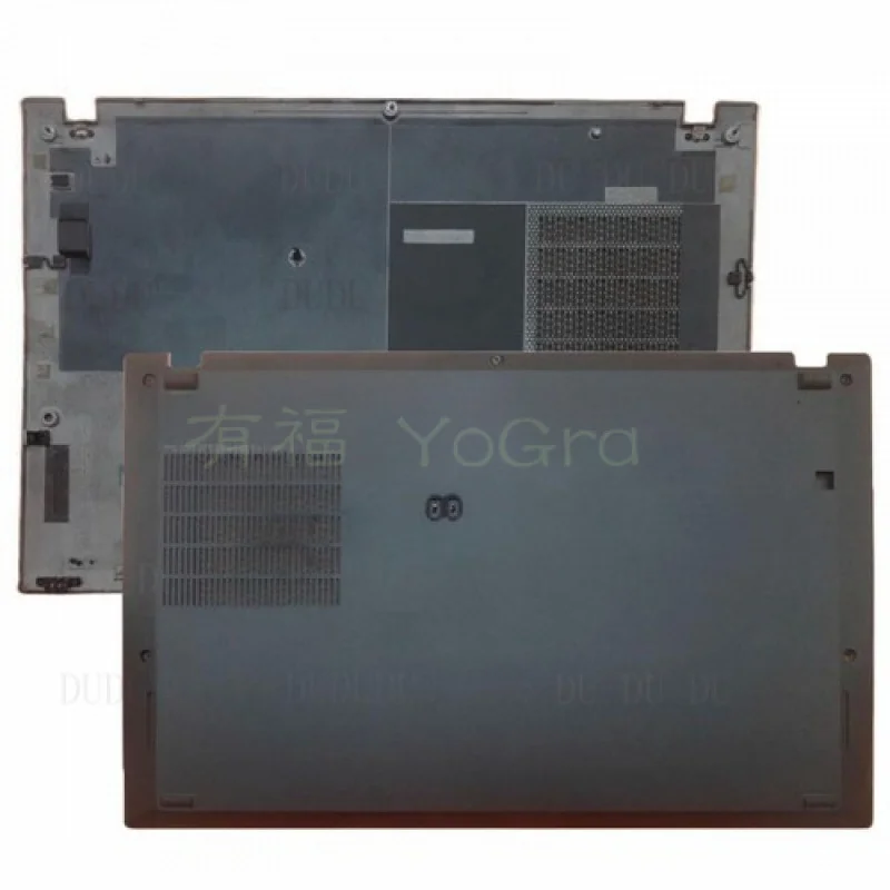 D D  Original  for  Lenovo Thinkpad T490S Bottom Cover Lower Case 01YN259 Black Laptop
