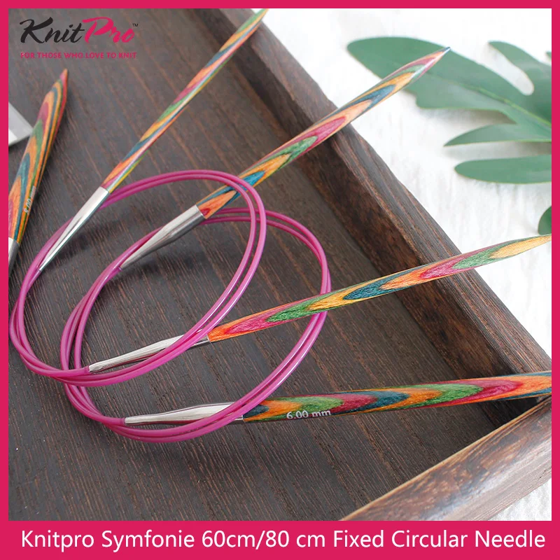 1 piece Knitpro Symfonie 60cm/ 80cm Fixed Circular Needle