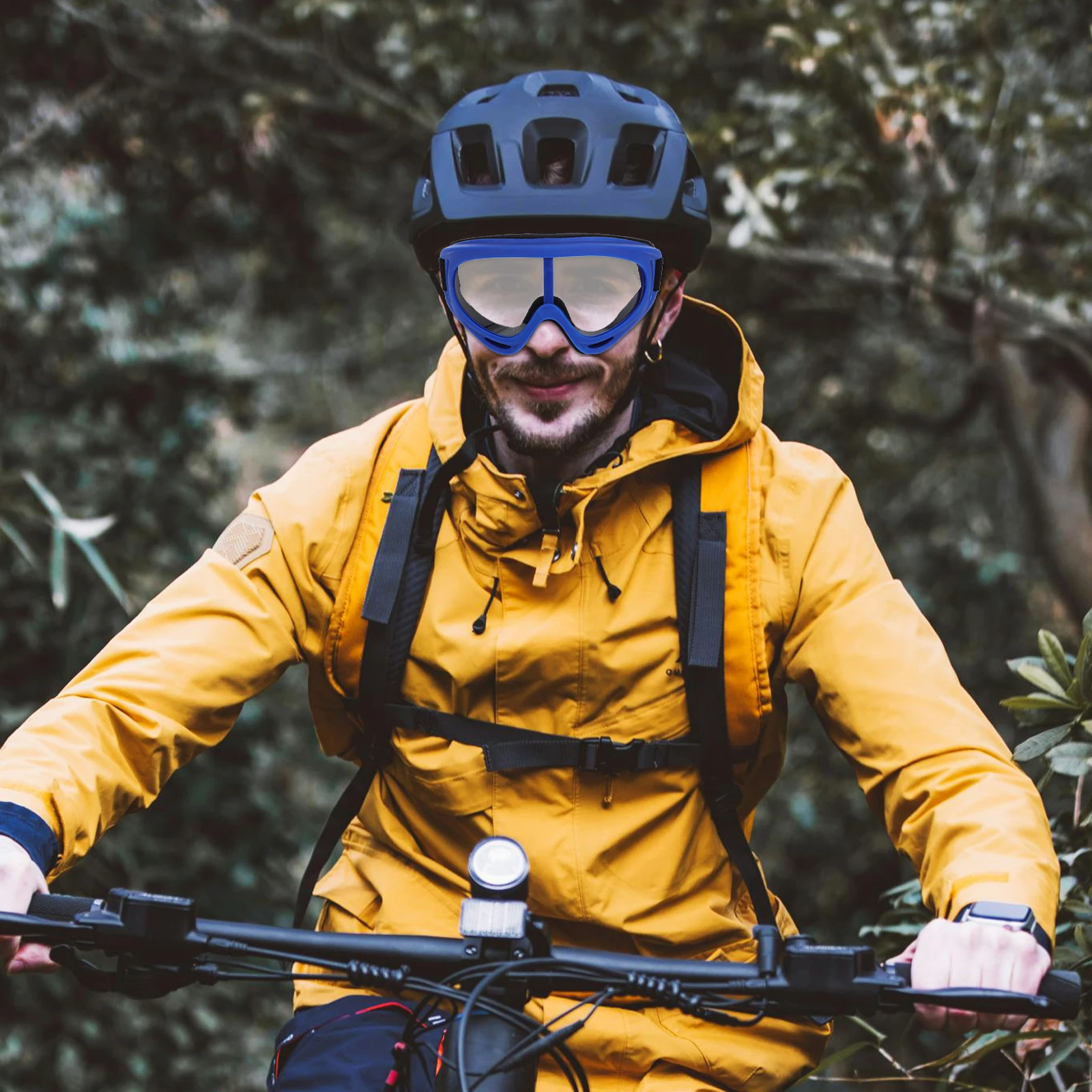 

1PC Outdoor Sports Goggles High Definition Lenses ATV Accessories Dirtbike Ski Glasses Cycling Eyeglasses TPU PC Material Clear