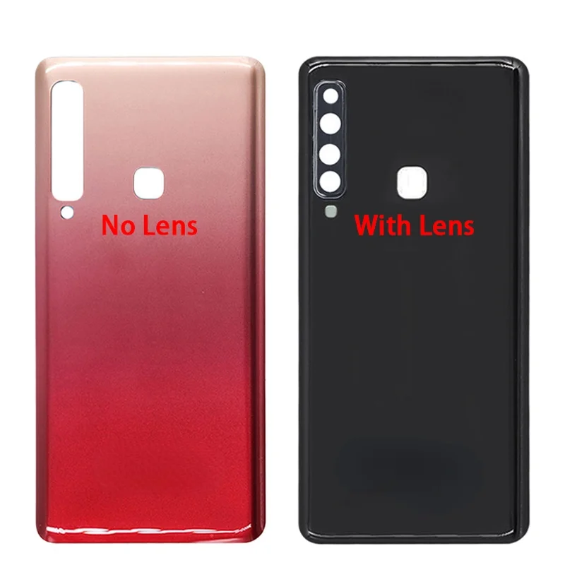 New For Samsung Galaxy A9 2018 A920 A9S A920F A9200 Battery Back Cover Rear Door 3D Glass Panel Housing Case Camera Lens Replace