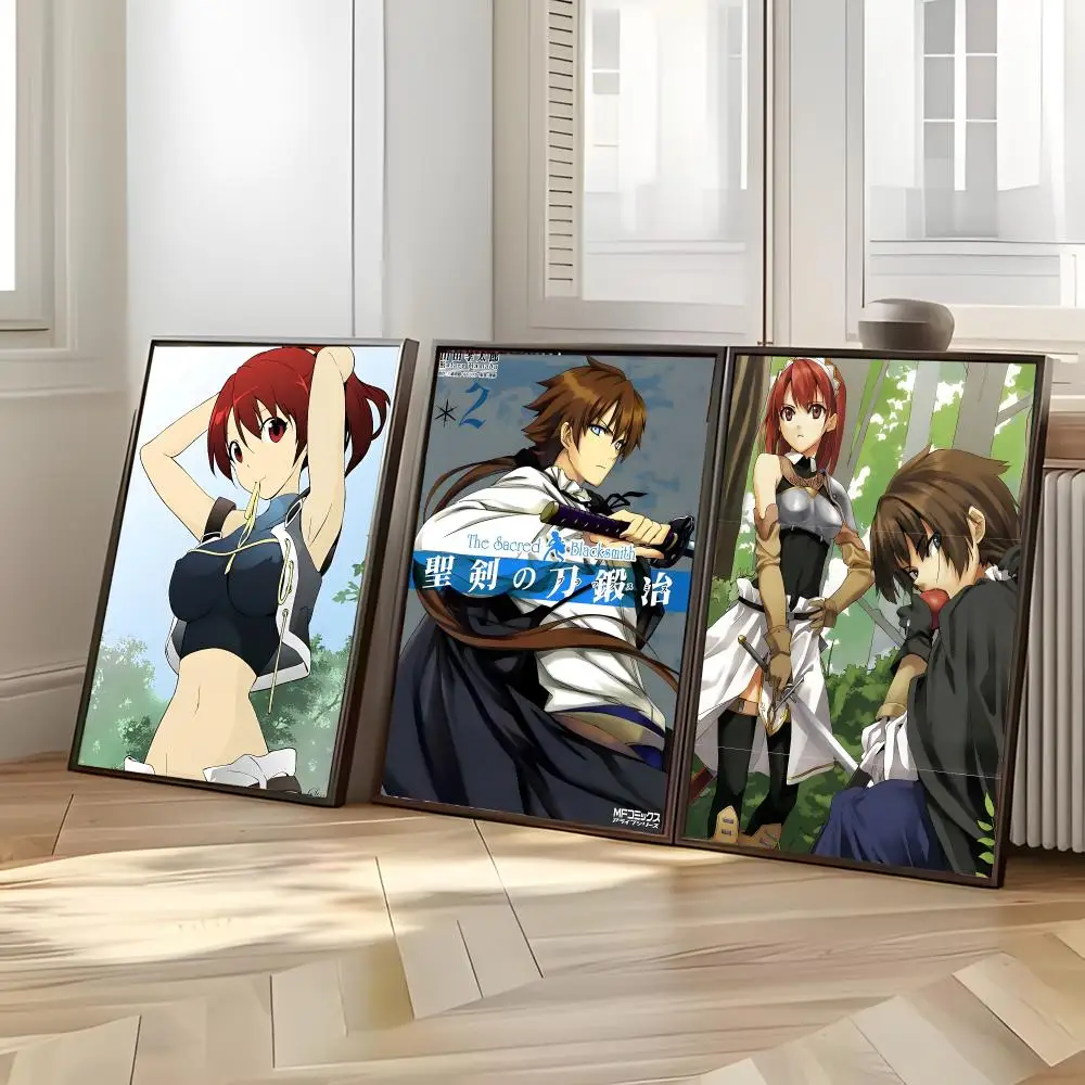 anime fantasy S-Sacred Blacksmith Poster Distinct Home Decor Concepts Chic Indoor Art Pieces