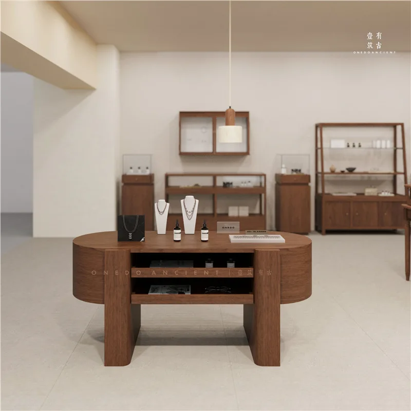 Jewelry display stand Nakajima display ornament water table Internet celebrity props Jewelry storage booth storage table