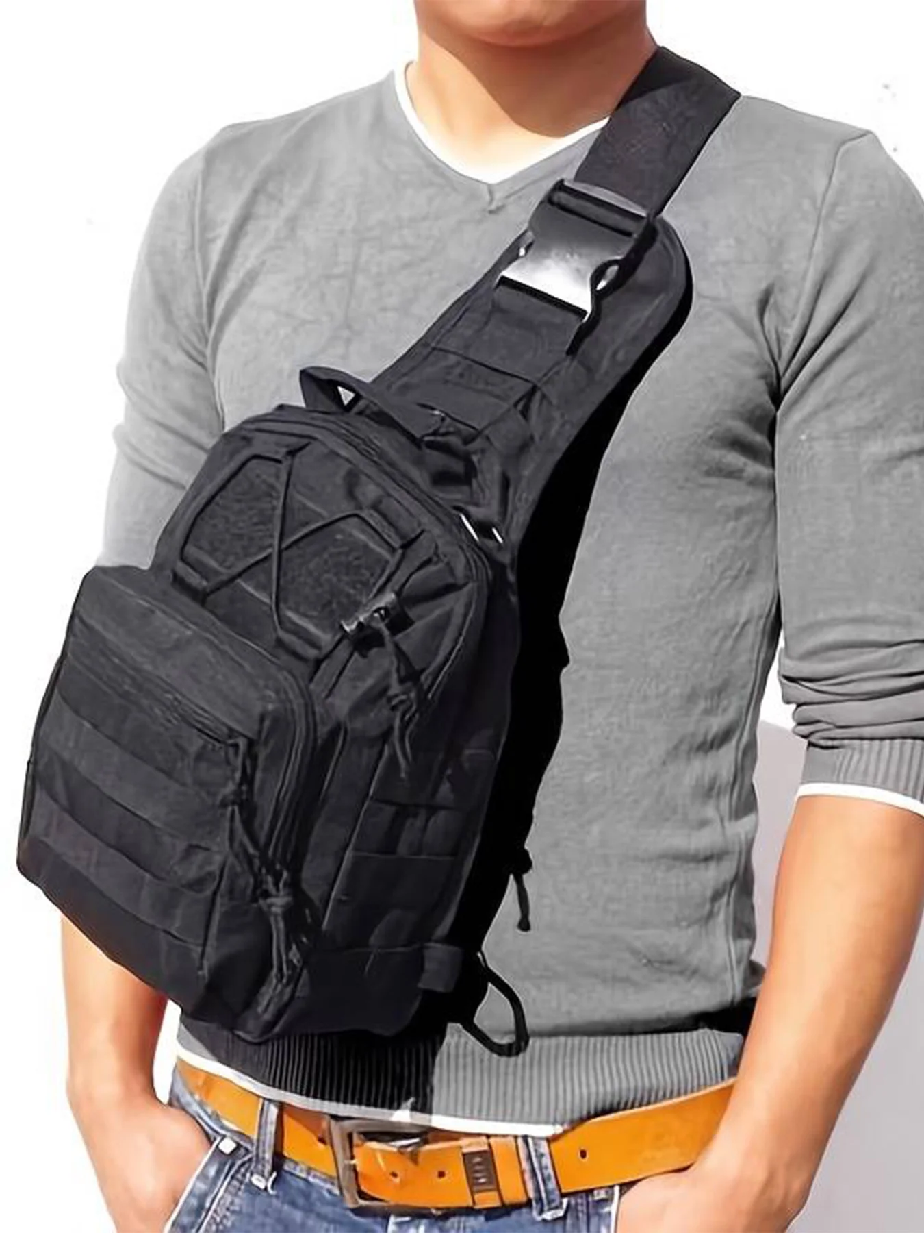 

Outdoor Sport Versatile Tactical Sling Backpack Body Chest Bag Hiking Hunting Carry Bag