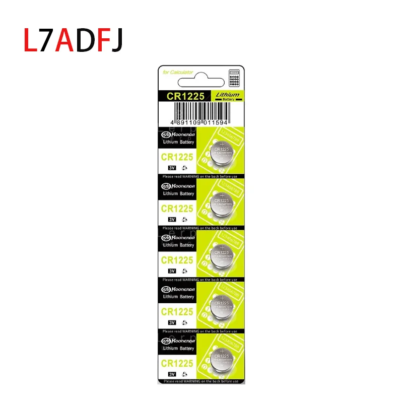 20Pcs 3v Lithium Battery CR1225 Bulk Compatible with DL1225 BR1225 KL1225 L1225 ECR1225 KCR1225 for calculator Watch Car key