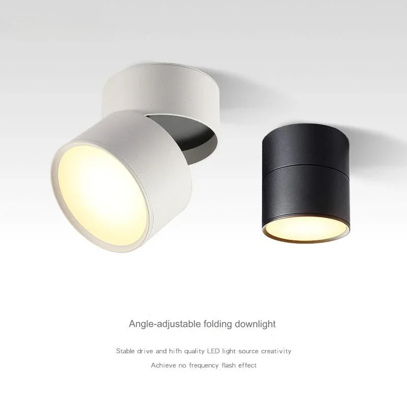 LED Downlights Embedded Surface-mounted Spotlight Folding Home Living Room Ceiling-mounted Balcony Led Light