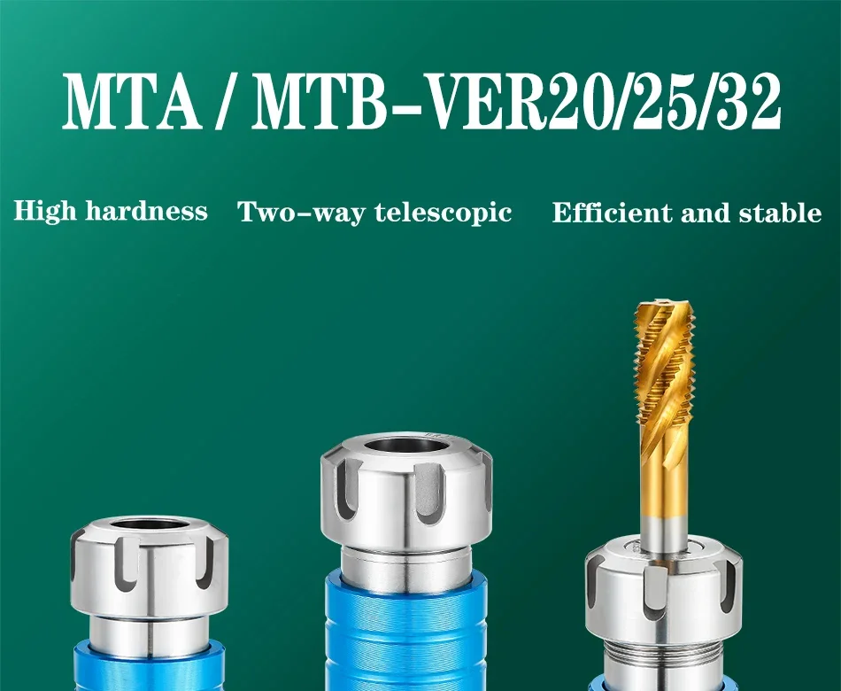 Morse-Werkzeughalter MT2 MT3 MT4 MTB2 MTB3 MTB4 ER20 ER25 ER32 VER16 VER20 VER25 VER32 VER Einziehbarer Schneidwerkzeughalter mit Gleitfunktion – Detail 1