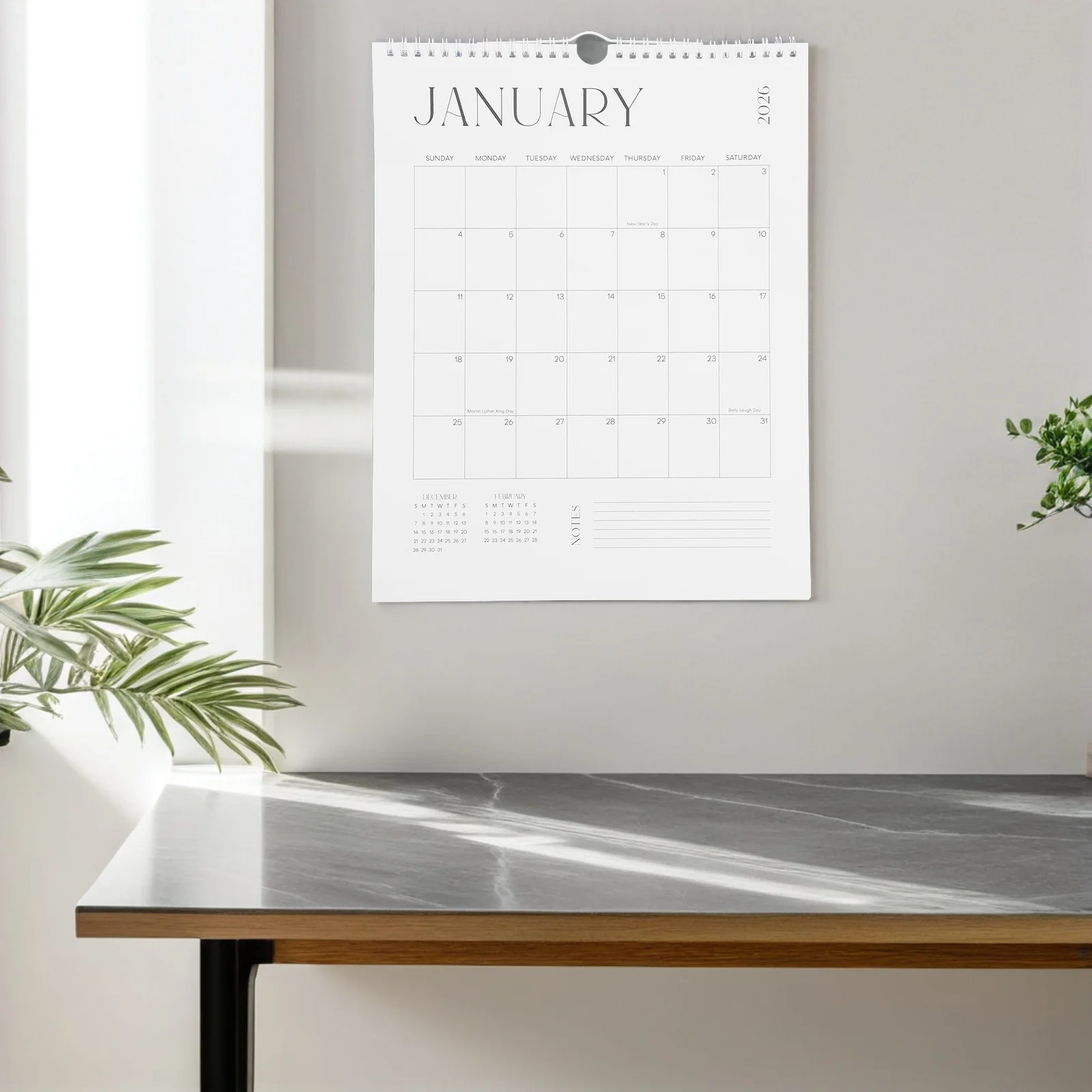 تقويم الحائط 2025-2026 مخطط شهري معلق من يوليو 2025 إلى ديسمبر 2026 مخطط جداري لإدارة الوقت المنزلي للمكتب