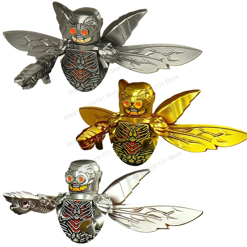 Série de dessins animés MOC, figurines miniatures Golden Wings, jouet de poupée assemblé, puzzle, assemblage, cadeau d'anniversaire pour garçon et fille