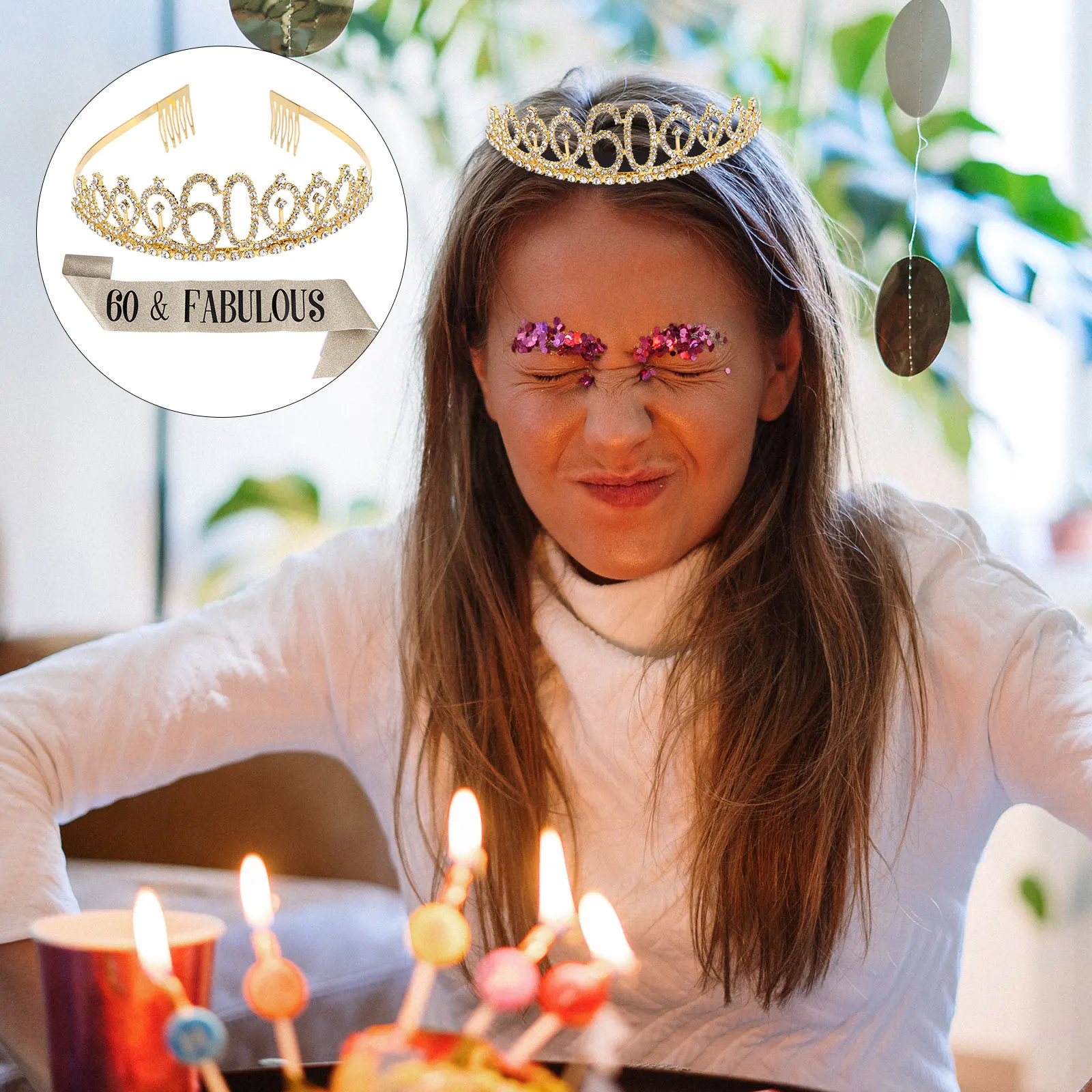 

1Set Crown Birthday Etiquette Belt Party Decoration Sash Hot Stamping Printing Comfortable Fabric Gift Etiquette Belt