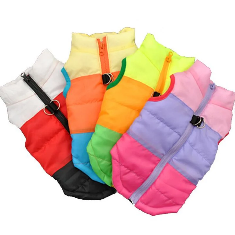 Winter Warm Pet Clothes For Small Dogs Windproof Pet Dog Coat Jacket Padded Clothing for Yorkie Chihuahua Puppy Cat Outfit Vest